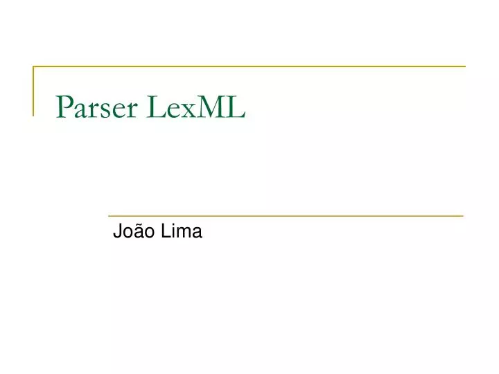 parser lexml