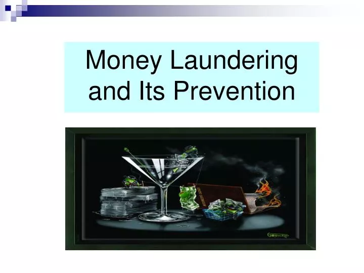 money laundering and its prevention