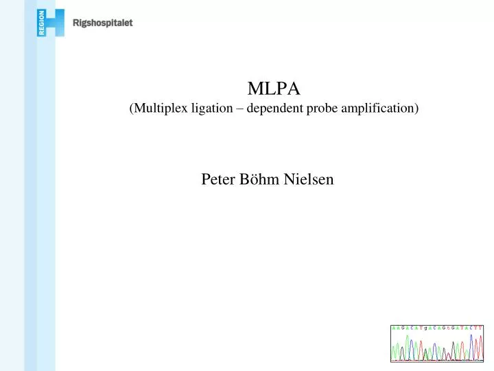 mlpa multiplex ligation dependent probe amplification