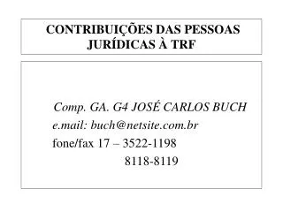 contribui es das pessoas jur dicas trf