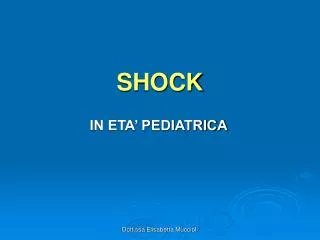 shock