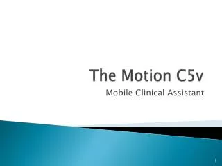 The Motion C5v