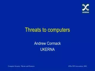 Threats to computers