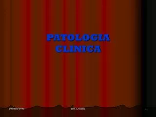 patologia clinica