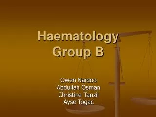 Haematology Group B