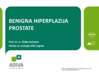 benigna hiperplazija prostate