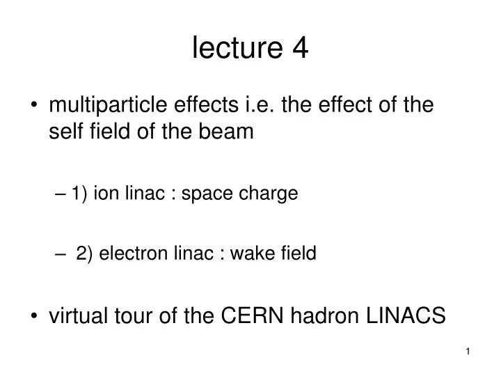 lecture 4