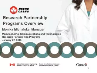 Research Partnership Programs Overview