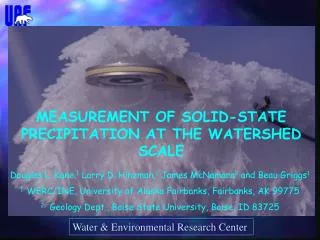 Water &amp; Environmental Research Center