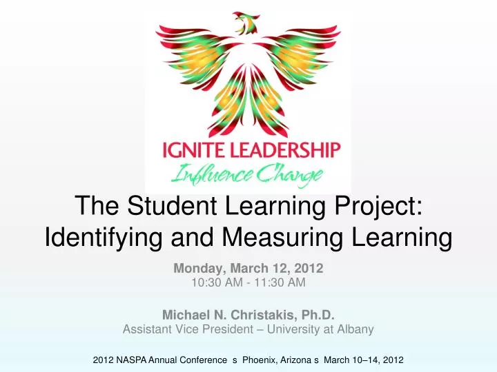 the student learning project identifying and measuring learning