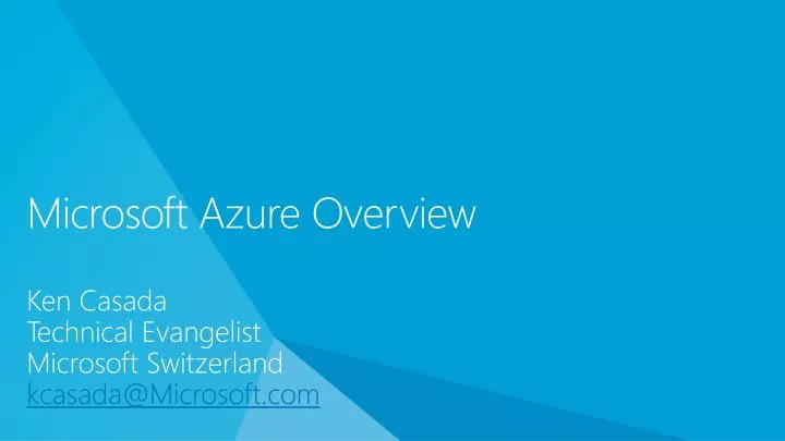 microsoft azure overview