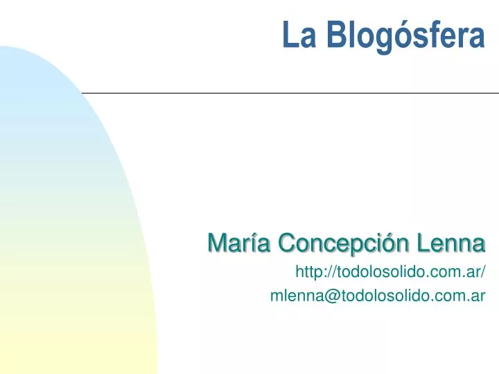 la blog sfera