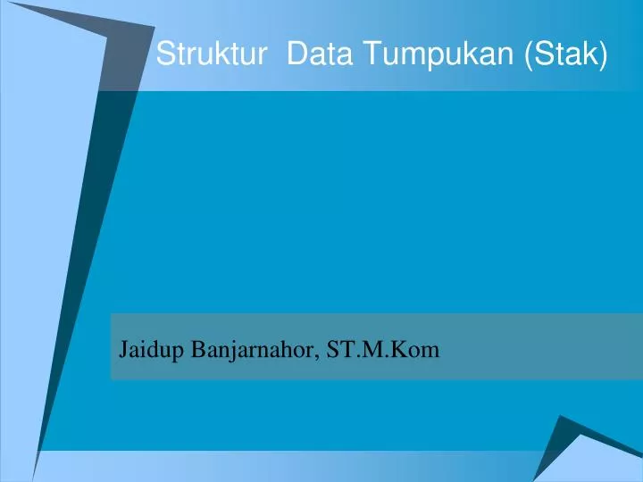 struktur data tumpukan stak