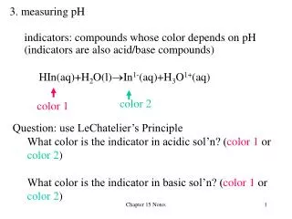 3. measuring pH