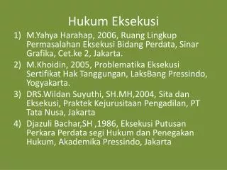 hukum eksekusi