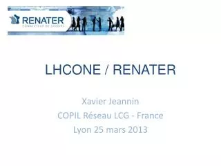 lhcone renater