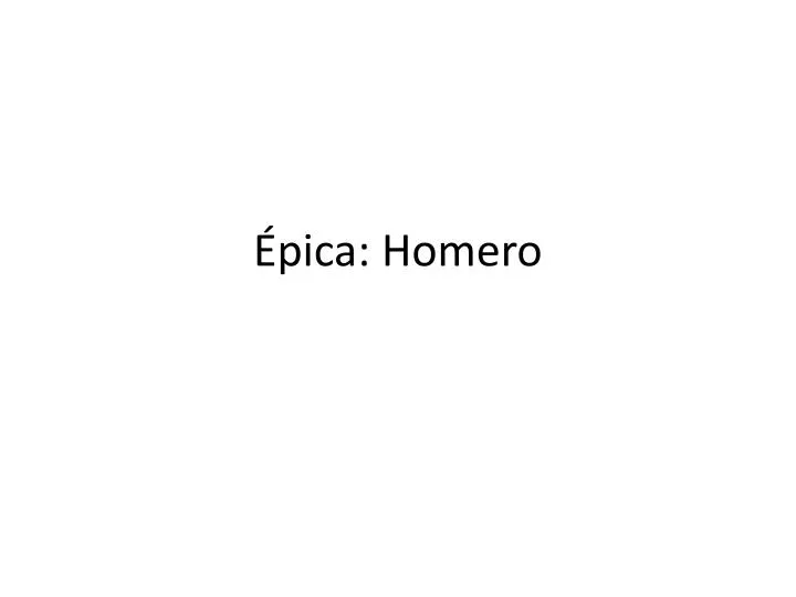 pica homero