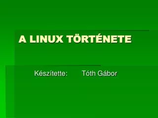 a linux t rt nete