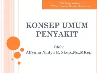 konsep umum penyakit