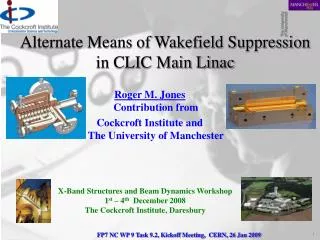 Alternate Means of Wakefield Suppression in CLIC Main Linac