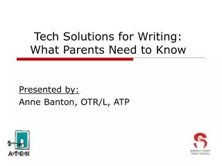 Tech Solutions for Writing: What Parents Need to Know