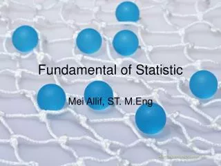 fundamental of statistic