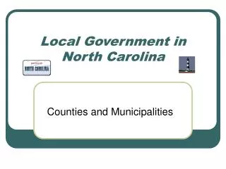 Local Government in North Carolina