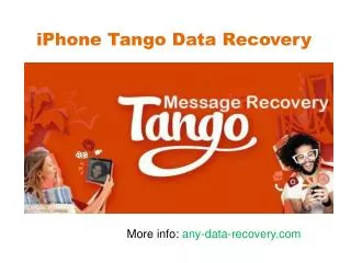 How to recover Tango contacts, messages on iPhone