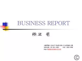 business report