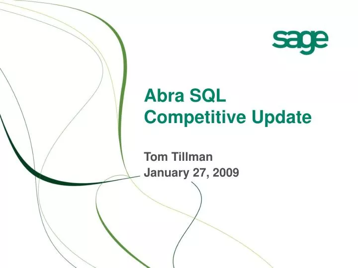 abra sql competitive update