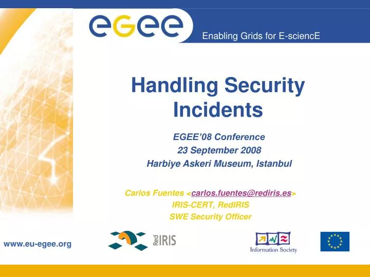 handling security incidents
