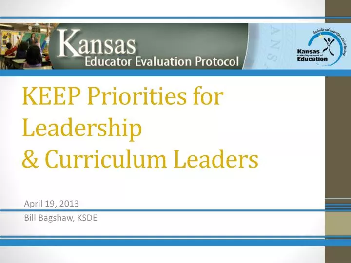 keep priorities for leadership curriculum leaders