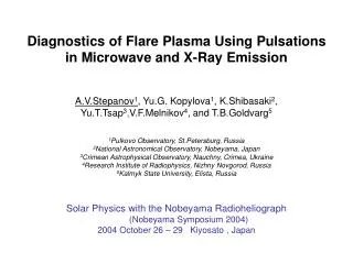 Diagnostics of Flare Plasma Using Pulsations in Microwave and X-Ray Emission