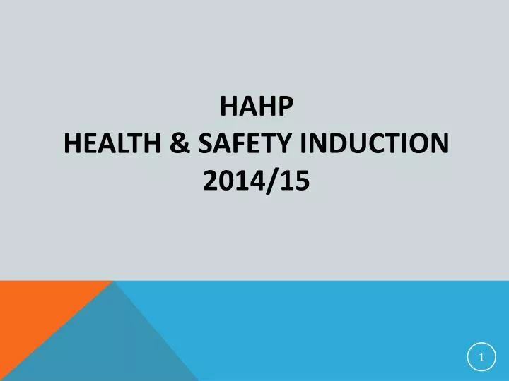 hahp health safety induction 2014 15
