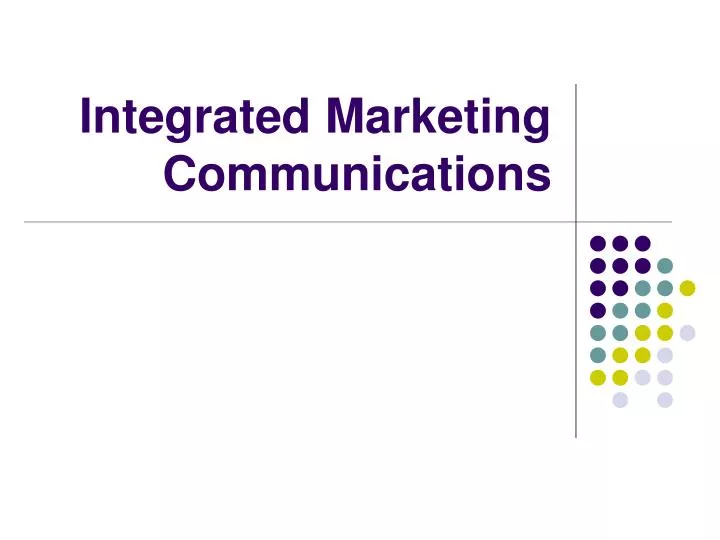 integrated marketing communications