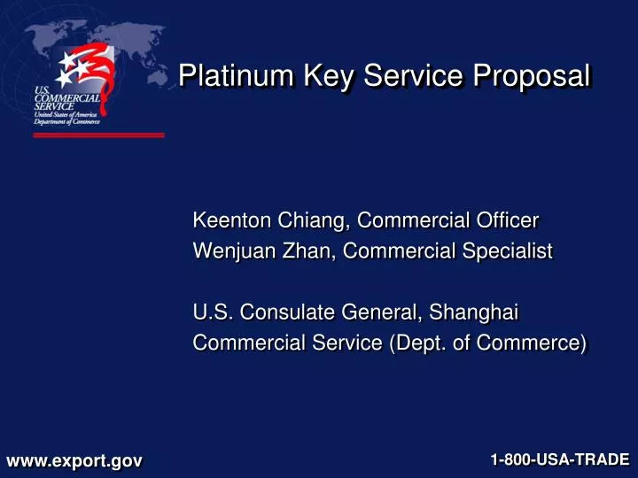 platinum key service proposal
