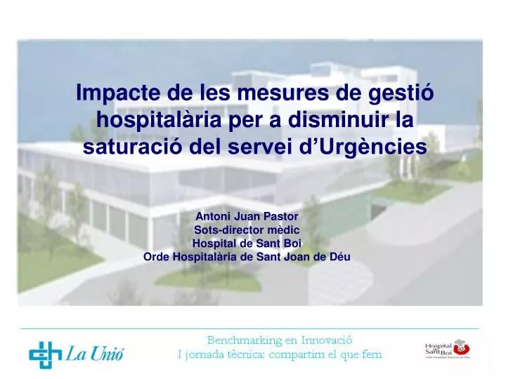 impacte de les mesures de gesti hospital ria per a disminuir la saturaci del servei d urg ncies