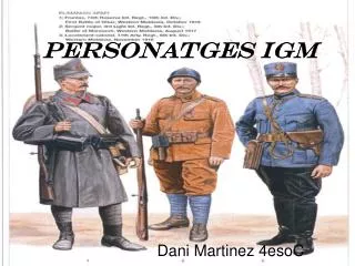 personatges igm