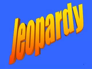 Jeopardy