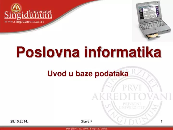 poslovna informatika