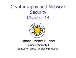 cryptography and network security chapter 14