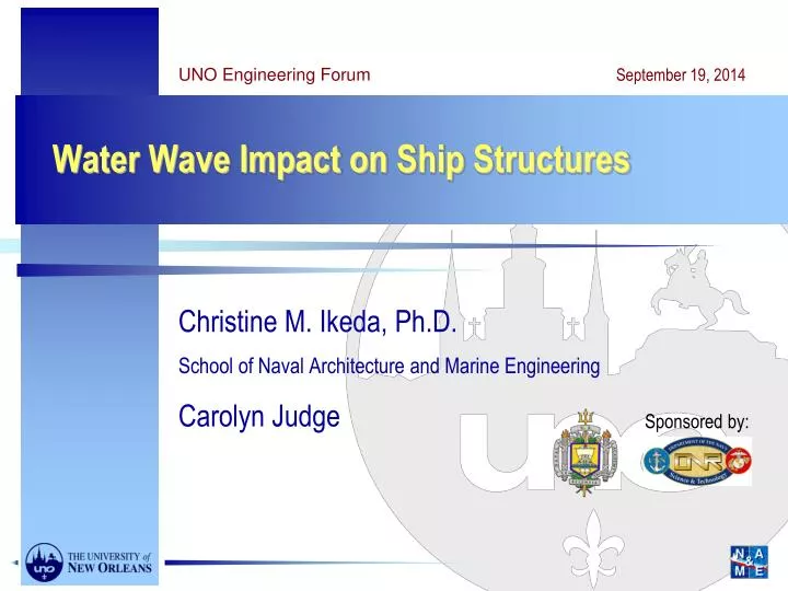water wave impact on ship structures
