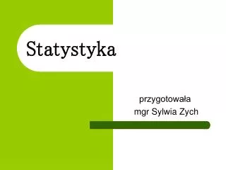 statystyka