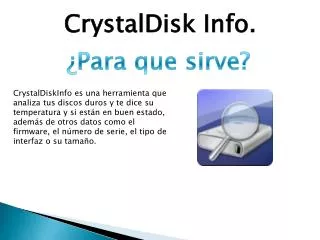 CrystalDisk Info.