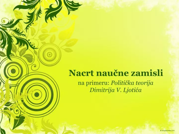 nacrt na u ne zamisli