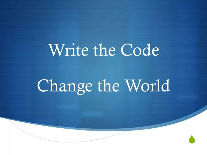 write the code