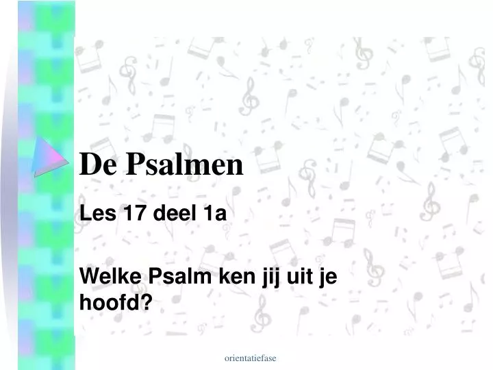 de psalmen