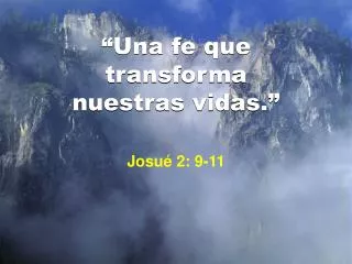 josu 2 9 11