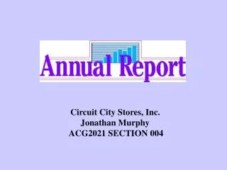 Circuit City Stores, Inc. Jonathan Murphy ACG2021 SECTION 004