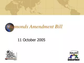 Diamonds Amendment Bill